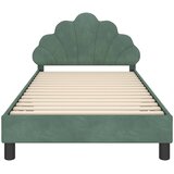  za djecu s uzglavljem Morska zelena 90 x 190 cm Baršun | shoptok.hr