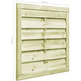  Vrtna vrata od impregnirane borovine 100 x 100 cm zelena | shoptok.hr