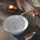 Grohe 103560SH00 Essence 45 x 45 cm okrogli beli nadpultni keramični umivalnik Slike