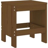 vidaXL Vrtni stolček 2 kosa medeno rjava 40x36x45 cm trdna borovina | Shoptok.si