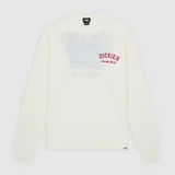 Dickies Puloverji UNIFORM SWEATER EGRET Bela