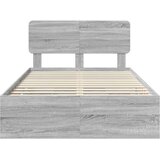  Krevetna konstrukcija s ladicama Sivi Sonoma 120 x 190 cm | shoptok.hr