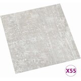  Podne daske 55 pcs Svijetlo siva 5 11 m² PVC - bijela i boja drva | shoptok.hr