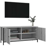 TV ormarić s vratima boja hrasta 102x35x45 cm konstruirano drvo | shoptok.hr