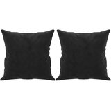  Dvosjed s ukrasnim jastucima crni 120 cm baršunasti | shoptok.hr