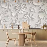  Foto tapeta - Flowers with Crystals 450x315 Vodootporna | shoptok.hr