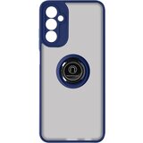 AVIZAR Ovitek proti prstnim odtisom za Samsung Galaxy A14, kovinski nosilni obroc - moder, (20669878) | Shoptok.si
