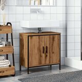 vidaXL Omarica za umivalnik artisan hrast 60x30x60 cm inž. les | Shoptok.si