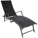 LEŽALJKA SKLOPIVA SA NASLONOM ZA RUKE 182*60*36CM CRNA