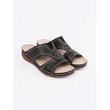 Shelvt Black wedge flip-flops | Shoptok.si