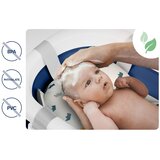 Ricokids sklopiva kadica za djecu i bebe sa stalkom, termometrom i uloškom, bijelo plava | shoptok.hr