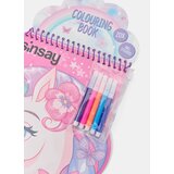 Sinsay Bojanka s markerima i naljepnicama s motivom jednoroga 7 pack | shoptok.hr