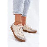 Zazoo Women's Leather Sneakers N1220 Beige Cijene