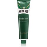 Proraso green shaving soap in a tube milo za britje v tubici z vonjem mentola in evkaliptusa 150 ml za moške u