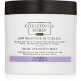 Christophe Robin Shade Variation Mask hranilna kremasta maska za lase odtenek Baby Blond 250 ml | Shoptok.si