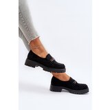 VINCEZA Black Suede Women's Moccasins with Decoration Loraleima | shoptok.hr