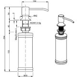 Sapho Tamno smeđi plastičan dozator sapuna 350 ml – | shoptok.hr