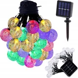 Led rgb 20 vanjski solarni ukrasni vijenac 8 funkcija