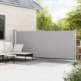  Uvlačiva bočna tenda za terasu 600 x 160 cm siva | shoptok.hr
