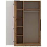 Modern Living Kotna Omara Box, Bela, Barva Hrasta | Shoptok.si