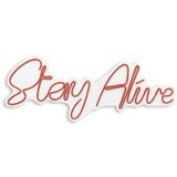 WALLXPERT dekorativna plastična led rasveta stay alive red | ePonuda.com
