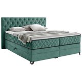 Modern Living Postelja Boxspring Carmen, Turkizna, 180x200 | Shoptok.si