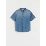 Reserved - Košulja od trapera - plavo
