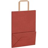  Papirnate vrećice 250 kom s ručkama crvene 21x11x28 cm | shoptok.hr
