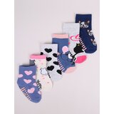 Yoclub Kids's Girls' Socks ABS 6-Pack SKA-0002G-AA0A-005 | Shoptok.si