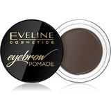 Eveline Cosmetics Eyebrow Pomade pomada za obrve s aplikatorom nijansa Dark Brown 12 ml