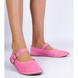 D/CEO marka niezdefiniowana Pink women's ballerinas with a strap Meremi | Shoptok.si