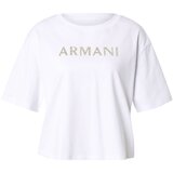 Armani Exchange Majica zlatna / srebro / bijela Cijene