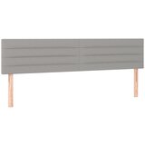 Maison Chic Posteljno vzglavje - Vzglavna omarica 2 kosa svetlo sivo 90x5x78/88 cm blago, (22077904) | Shoptok.si