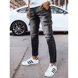 DStreet Spodnie męskie jeansowe joggery czarne | shoptok.hr