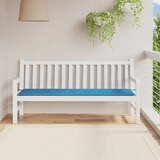  Jastuk za vrtnu klupu plavi 180 x 50 x 3 cm od tkanine Oxford | shoptok.hr