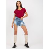 BASIC Feel Good T-shirt-B-014.04X-burgundy | shoptok.hr