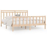 The Living Store Posteljni okvir iz borovine 200x200 cm - Posteljni Okvir, (21527513) | Shoptok.si
