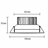 Olimp Sport Ugradna LED lampa 30W hladno bela LUG04-30/NW | ePonuda.com