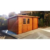 Male kuće Drvena vrtna kućica GLORIA H 445 × 290 cm – bez završnog krovnog pokrova | shoptok.hr