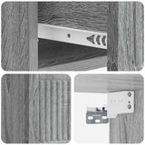  Stenski nočni omarici s predalom Siva Sonoma 33 x 34,5 x 20 cm, (5000209993) | Shoptok.si