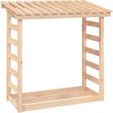  Stalak za drva za ogrjev 108x64,5x110 cm od masivne borovine | shoptok.hr