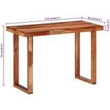  Jedilna miza 110x50x76 cm trden akacijev les | Shoptok.si