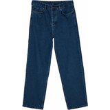 Trendyol Men's Navy Blue Baggy Fit Jeans Denim Pants Cene
