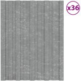 Krovni panel 36 pcs Srebrna 60 x 45 cm Pocinčani čelik | shoptok.hr