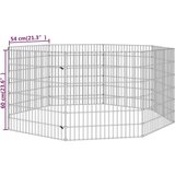  Kavez za zečeve s 8 panela 54 x 60 cm od pocinčanog željeza | shoptok.hr