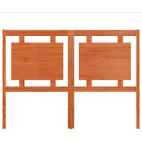 vidaXL Vzglavje voščeno rjava 135 cm trdna borovina | Shoptok.si