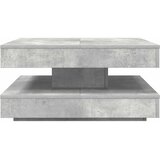  Klub stolić rotirajući za 360 stupnjeva, betonsko-sivi, 70x70x34,5 cm | shoptok.hr