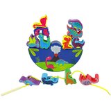 Montessori drvena igra održavanja ravnoteže s dinosaurima | shoptok.hr