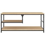  Stolić za kavu boja hrasta sonome 90x49x40 cm konstruirano drvo | shoptok.hr