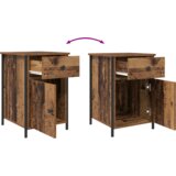  Noćni ormarići 2 kom Staro drvo 40x42x60 cm MDF | shoptok.hr